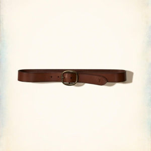 Hollister Brown Leather Belt
